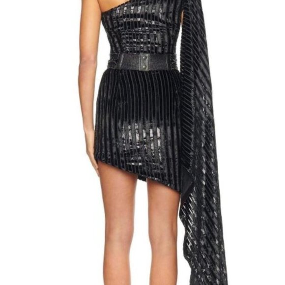 Black Cocktail Xenia Dress, Eliya The Label - Picture 3 of 4